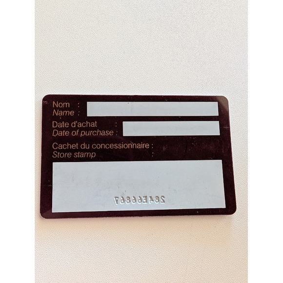 Vintage Cartier Les Must de Cartier Burgundy Leather Clutch Bag Gold Corners - Picture 9 of 16